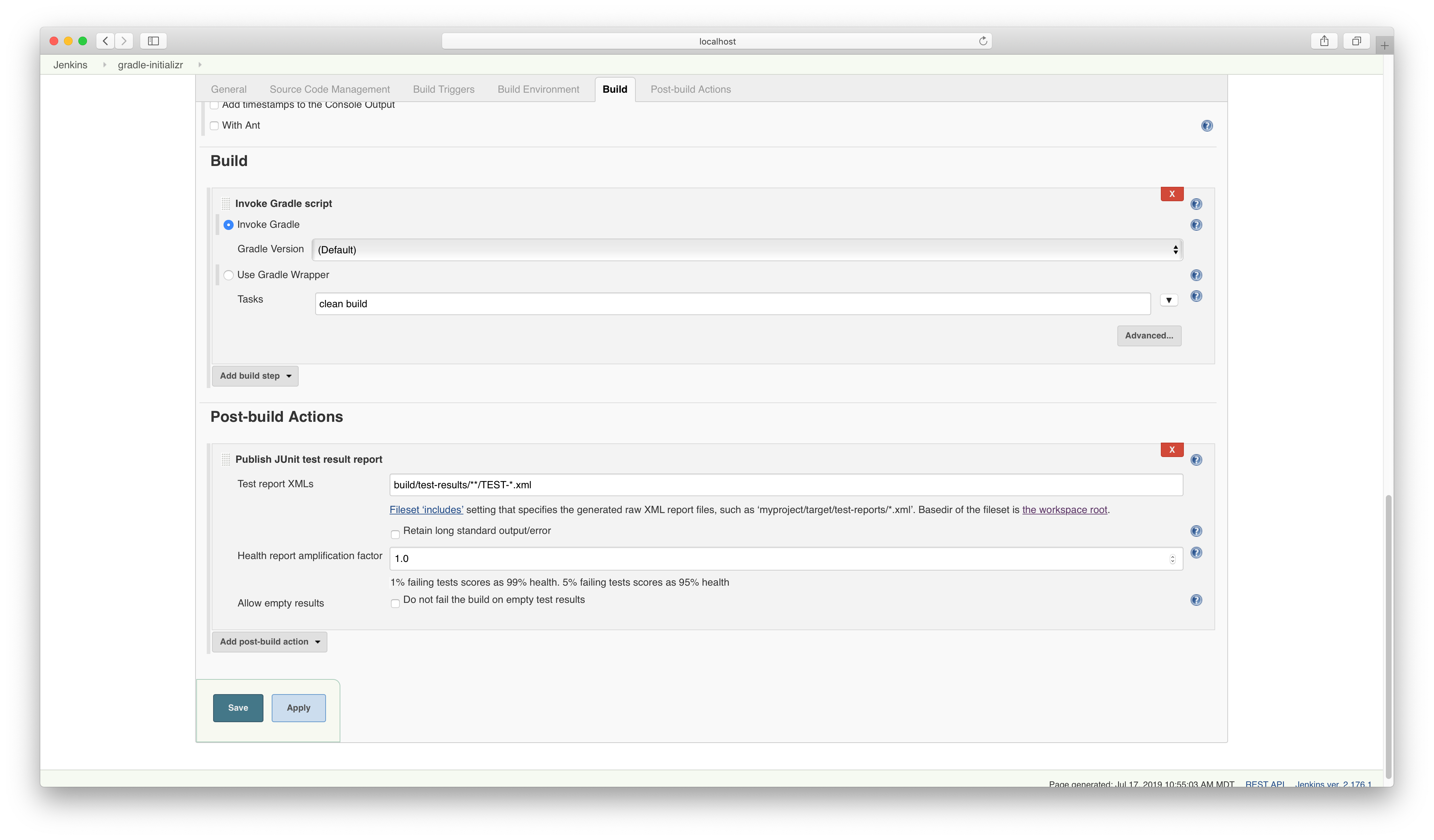 Publish All JUnit Results