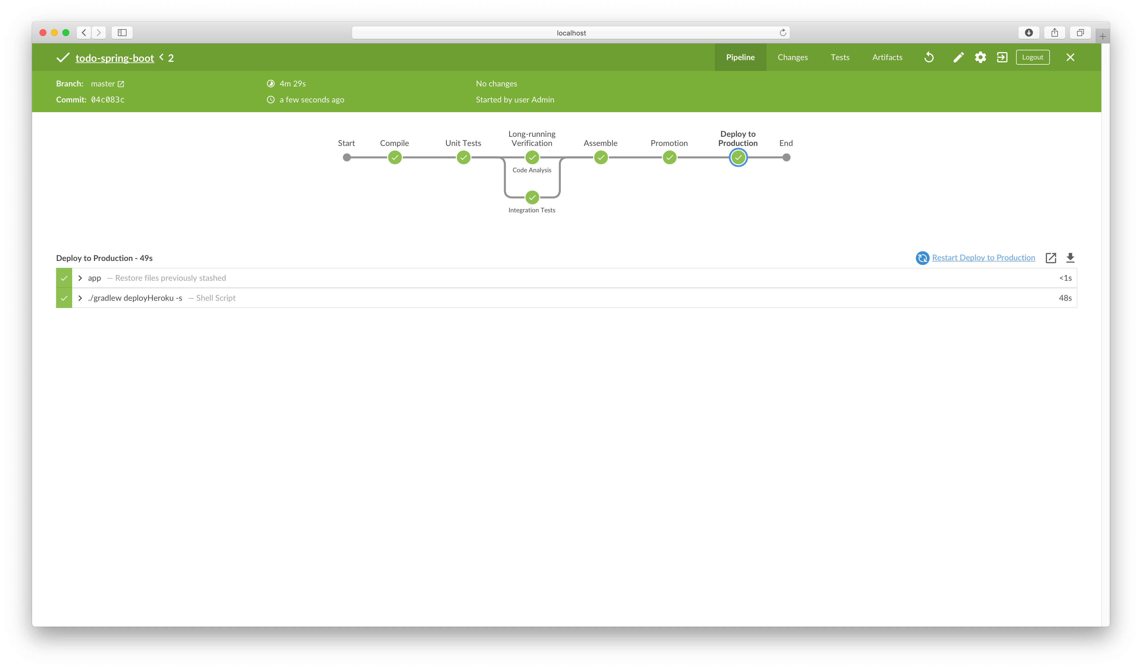 Blue Ocean Finished Pipeline