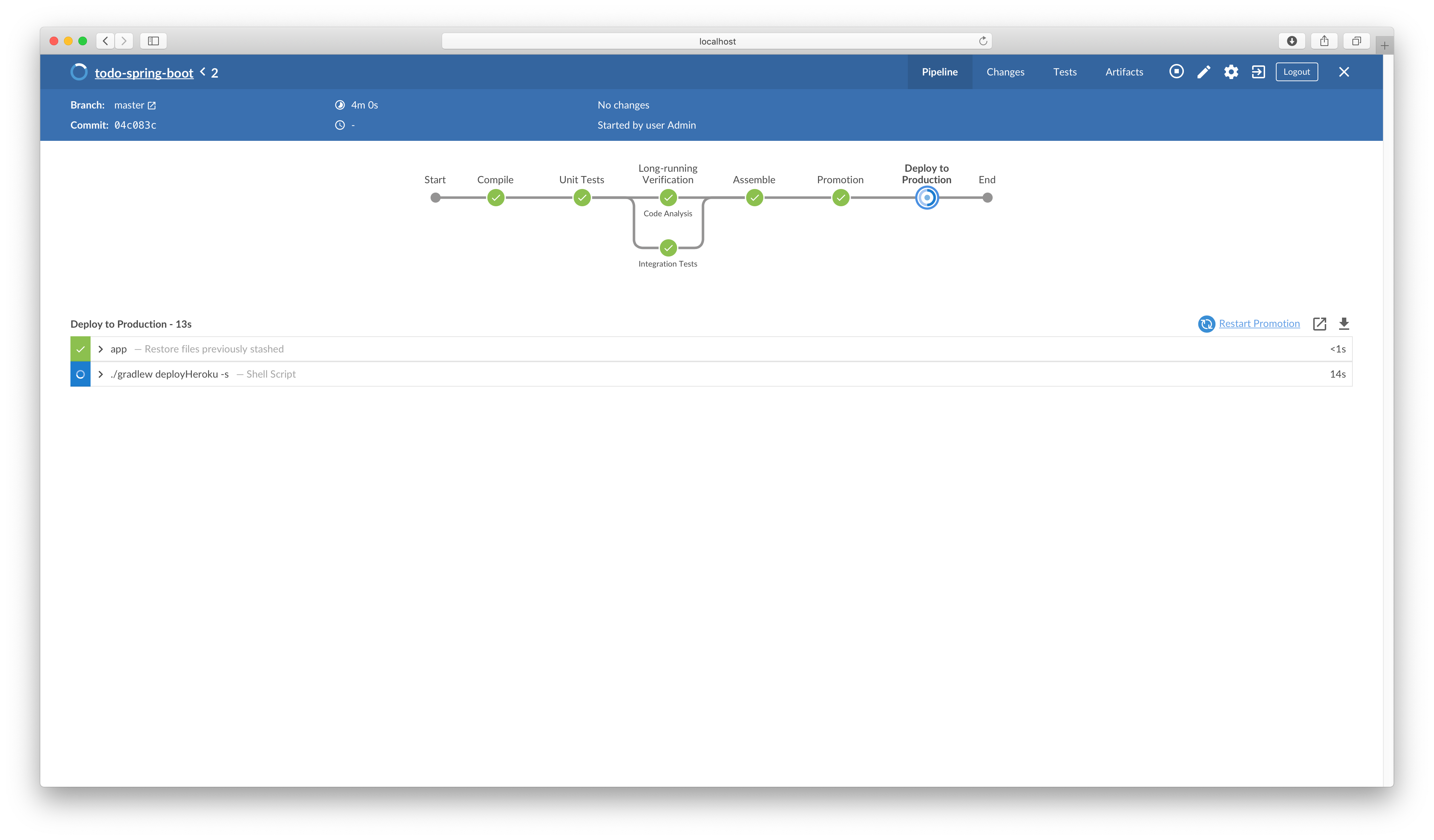Blue Ocean Triggered Manual Step