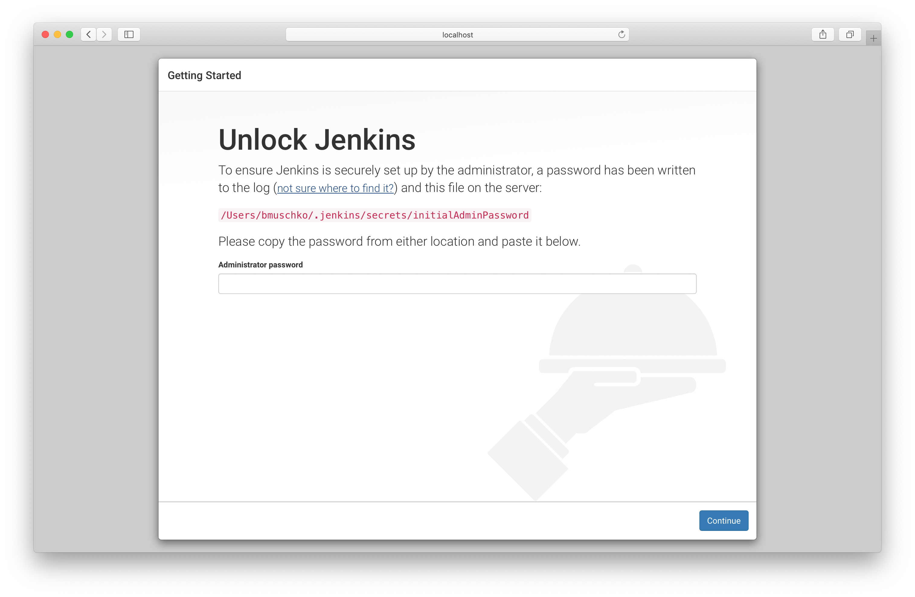 Unlock Jenkins